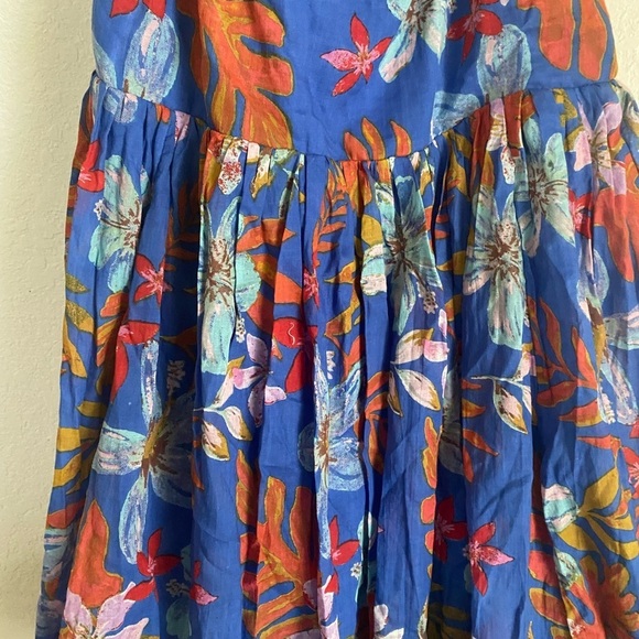 Free People Balloon Hem Floral Tie Two Ways Halter\Strapless Boho Dress SOLD OUT - Picture 7 of 13